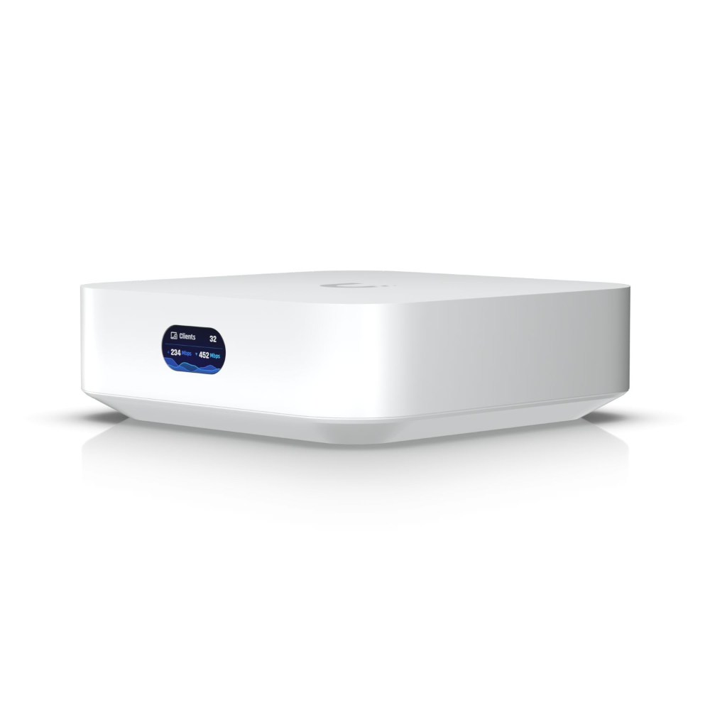 UniFi Express Router 2 x 1GbE með innbyggðum Wifi 6 aðgangspunkti